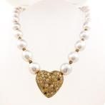 Ketting - 18 karaat Geel goud -  7.70ct. tw. Diamant, Handtassen en Accessoires, Antieke sieraden