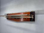 Authentieke art-deco houten chromen kapstok - Kapstok - Hout, Antiek en Kunst