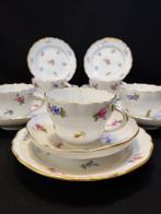 Meissen - Koffieservies (15) - für 5 Personen antik Rote