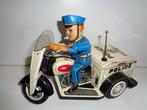 Toy Nomura - Politiepatrouille auto-tricycle, op batterijen, Antiek en Kunst, Antiek | Speelgoed