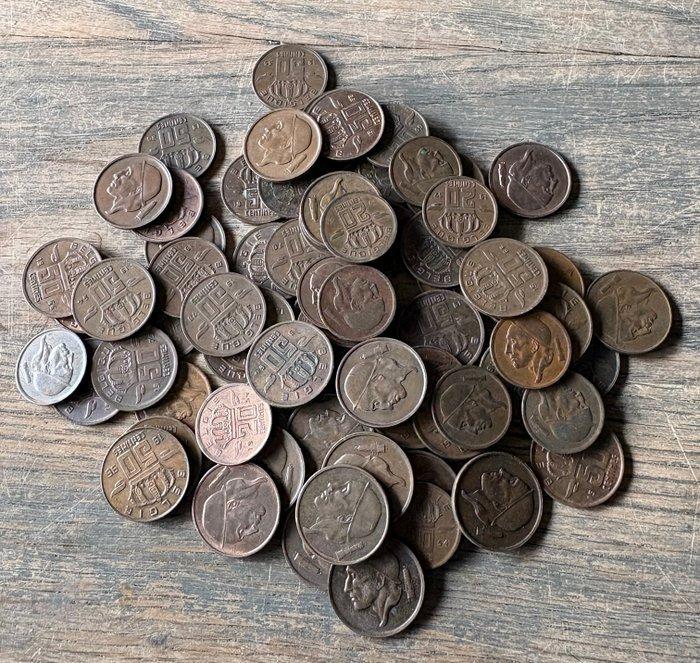 België. Diverse pre-euro Belgische coupures Lot 500 stuks, Timbres & Monnaies, Monnaies | Pays-Bas