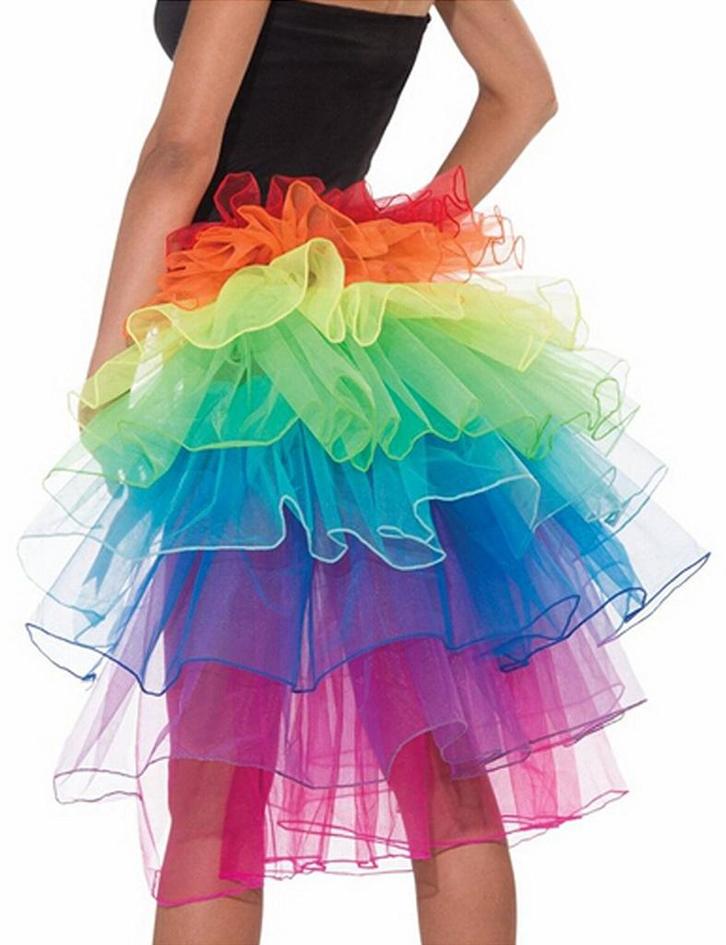 Tutu Staart Regenboog Tule Rok XS S M L XL Papegaai Petticoa, Kleding | Dames, Carnavalskleding en Feestkleding, Nieuw, Ophalen of Verzenden