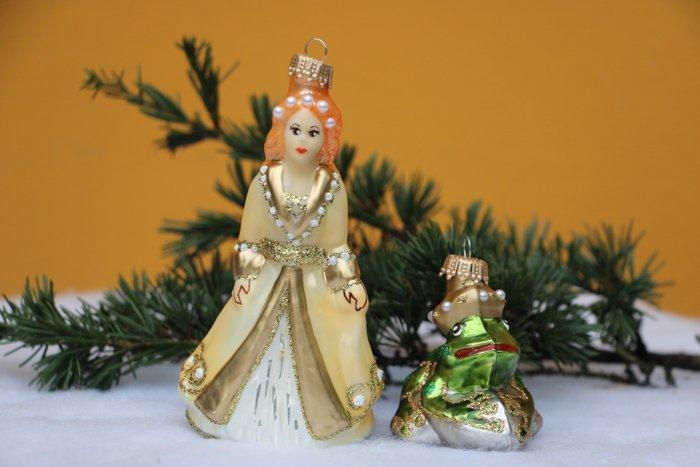 Krebs: het sprookje de Kikkerprins met princes, Lauscha -, Diversen, Kerst