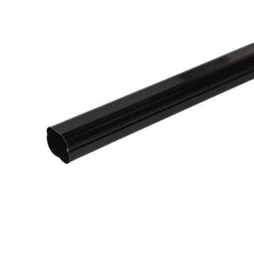 Leidinggoot 2 meter - ZWART (SD-77-K), Verzenden