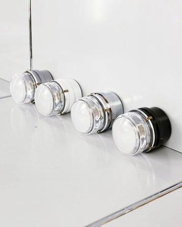 Oluce - Joe Colombo - Tafellamp - Fresnel - Glas, Metaal -