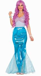 Zeemeermin Kostuum Paars Blauw Dames, Kleding | Dames, Verzenden, Nieuw