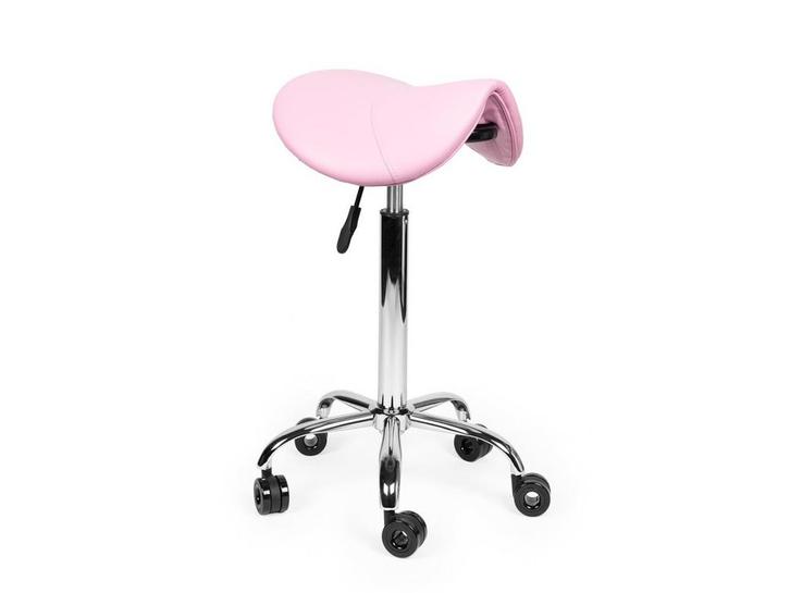 Kapperskruk Roze - Hoge uitvoering, Huis en Inrichting, Krukjes, Nieuw, In hoogte verstelbaar