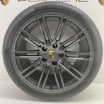 Porsche 991 4S ORIGINELE 20inch Turbo III Antraciet + banden, Banden en Velgen, Gebruikt, Personenwagen, 20 inch