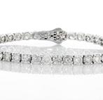 Zonder minimumprijs - Armband - 14 karaat Witgoud - 10.40ct., Handtassen en Accessoires, Armbanden, Nieuw