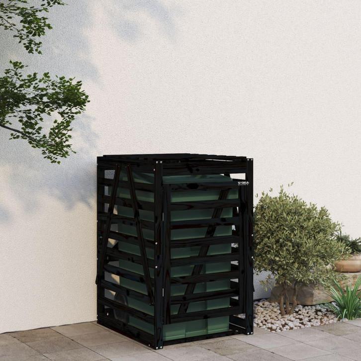 vidaXL Containerberging 84x90x128,5 cm massief grenenhout, Doe-het-zelf en Bouw, Containers, Verzenden