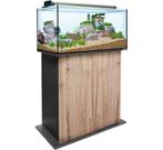 Aquatank 82x40x40cm aquarium + meubel cherry, Ophalen of Verzenden, Leeg aquarium