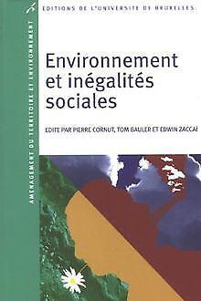 Environnement et inégalités sociales  Cornut, Pi...  Book, Livres, Livres Autre, Envoi