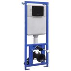 vidaXL Stortbak verborgen hoog 11 L 41x41x(110-125) cm, Verzenden