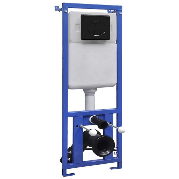 vidaXL Stortbak verborgen hoog 11 L 41x41x(110-125) cm, Bricolage & Construction, Sanitaire, Envoi