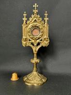 Reliquaire - Bronze doré - 1850-1900 - Monstrance reliquaire