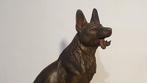 Louis Albert Carvin - Sculpture, Sitting German Shepherd -