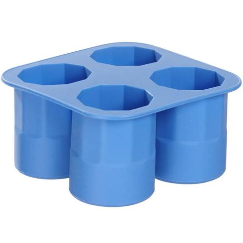 IJsblokjesvorm | BarUp | Siliconen | Blauw | 4, Zakelijke goederen, Horeca | Keukenapparatuur, Nieuw in verpakking, Verzenden