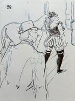 Henri De Toulouse-Lautrec (1864-1901) - Dans les coulisses, Antiquités & Art