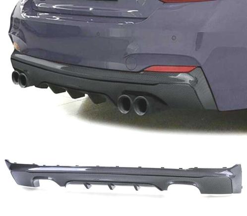 DIFFUSEUR BMW F22 F23 13- CARBONE LOOK M PERFORMANCE DOUBLE, Auto-onderdelen, Carrosserie, Verzenden