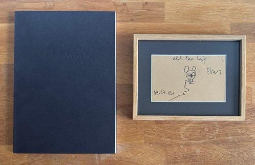 Edgar Plans (1977) - Dessin original signé + Art Notes, Antiek en Kunst, Kunst | Schilderijen | Modern