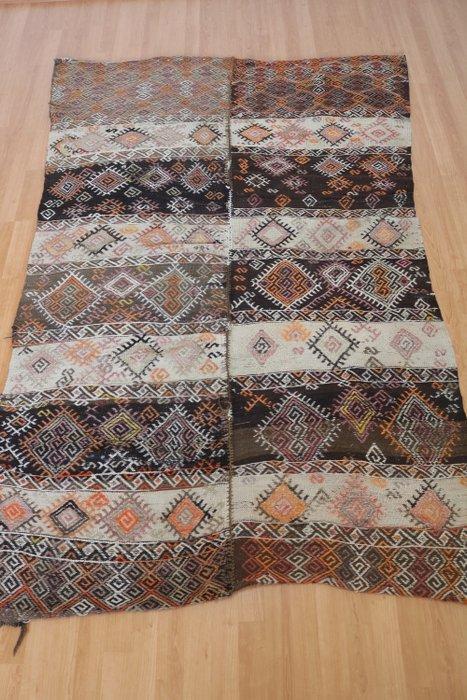 Yuruk - Kelim - 220 cm - 138 cm, Huis en Inrichting, Stoffering | Tapijten en Vloerkleden