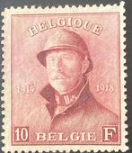 België 1919 - Koning Albert I Helm 1 - 5- 10Fr - 3 van de, Postzegels en Munten, Postzegels | Europa | België, Gestempeld
