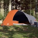 vidaXL Koepeltent 4-persoons waterdicht oranje, Caravans en Kamperen, Verzenden, Nieuw