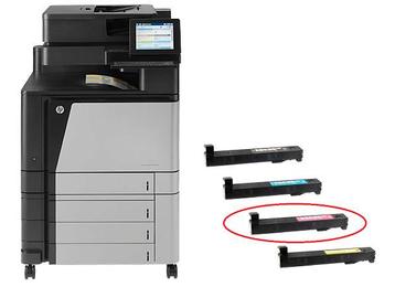 Second Hand HP - Huismerk Toner M880 Magenta LTM880M, Ophalen of Verzenden, Toner
