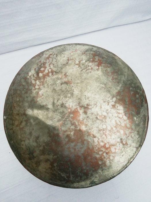 Qajar-emmer - Koper - Midden-Oosten - Qajar dynastie, Antiek en Kunst, Kunst | Niet-Westerse kunst