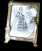 Fotolijst in Art Nouveau Stijl (XL) - Cadre photo - Laiton,, Antiek en Kunst