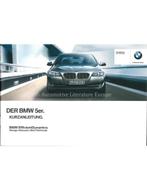 2013 BMW 5 SERIE VERKORT INSTRUCTIEBOEKJE DUITS, Auto diversen, Handleidingen en Instructieboekjes, Ophalen of Verzenden
