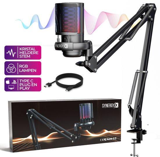 2dekans | SynergyX SonicFlex Pro Microfoon - USB Gaming, Muziek en Instrumenten, Microfoons, Ophalen of Verzenden