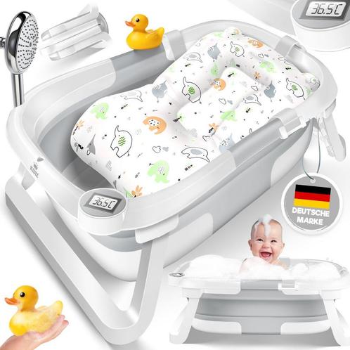 KIDIZ® Babybadje Opvouwbaar met Thermometer - 0-12 Maanden -, Huis en Inrichting, Woonaccessoires | Overige, Verzenden