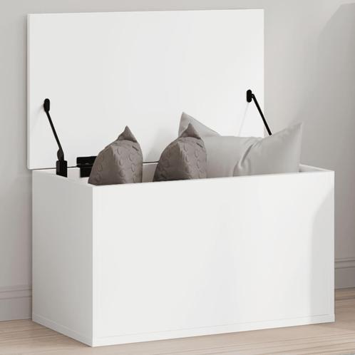 vidaXL Opbergbox 60x35x35 cm bewerkt hout wit, Huis en Inrichting, Kasten | Overige, Nieuw, Verzenden