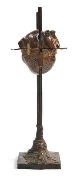 César Baldaccini (1921-1998) - Sculpture, Le Coeur éclaté -, Antiek en Kunst, Antiek | Overige Antiek