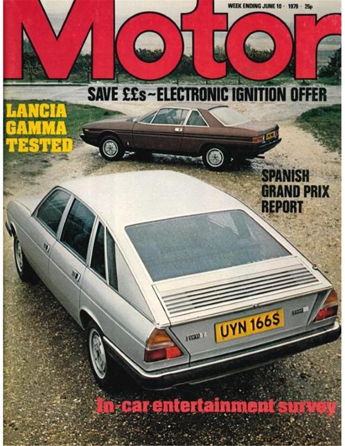 1978 MOTOR MAGAZINE 10 JUNI ENGELS, Livres, Autos | Brochures & Magazines