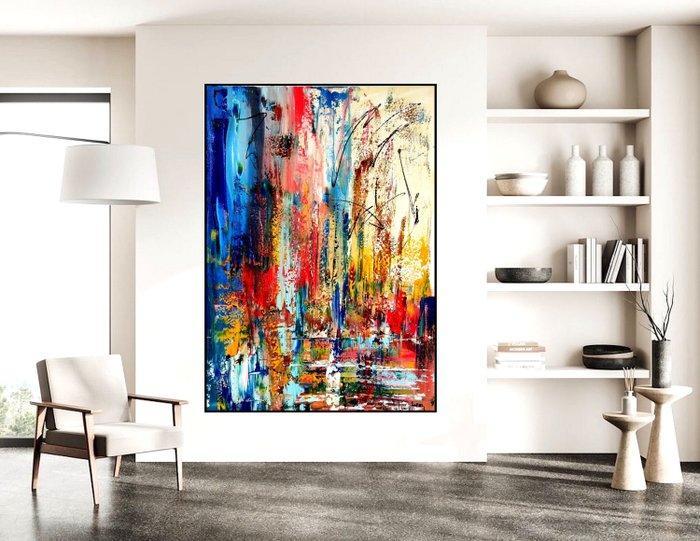 Luc Mora - Red tide - XXL, Antiquités & Art, Art | Objets design