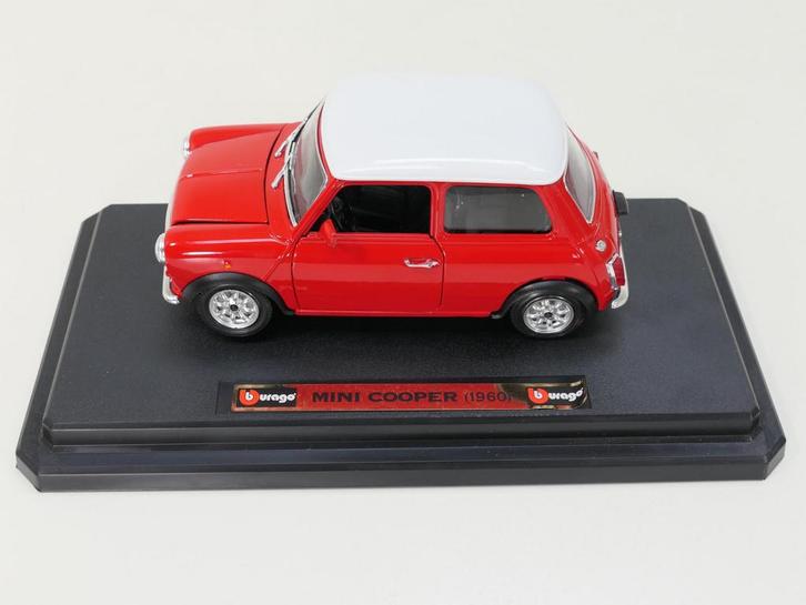 Schaal 1:24 Bburago 16059 mini cooper 1960 #7002, Hobby en Vrije tijd, Modelauto's | 1:24, Gebruikt, Ophalen of Verzenden