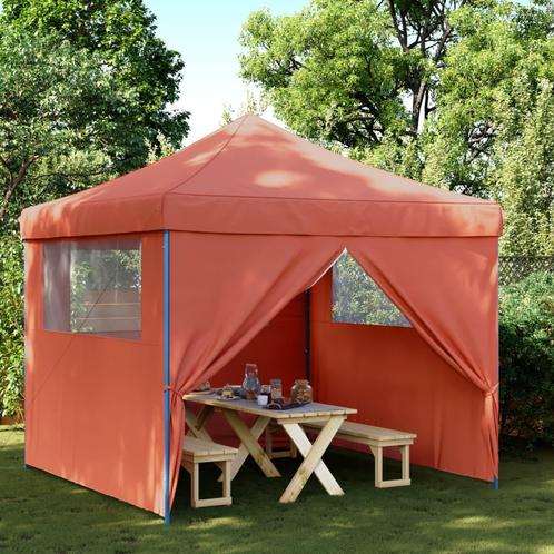 vidaXL Partytent inklapbaar pop-up met 4 zijwanden, Tuin en Terras, Partytenten, Nieuw, Verzenden
