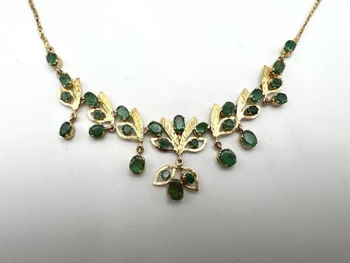 Ketting met hanger - 18 karaat Geel goud - 4.60ct. tw., Handtassen en Accessoires, Antieke sieraden