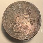 Nederland, Overijssel. Dukaton of Zilveren Rijder 1733 uit, Postzegels en Munten, Munten | Nederland