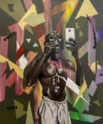 Houessou Koffin’s Bryan - Social media life: The selfie, Antiek en Kunst, Kunst | Schilderijen | Modern