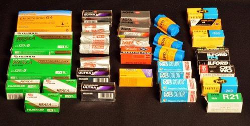 Agfa, Fuji, Ilford, Kodak, Efke, Forte, ORWO Mehr als 40, Audio, Tv en Foto, Fotocamera's Analoog