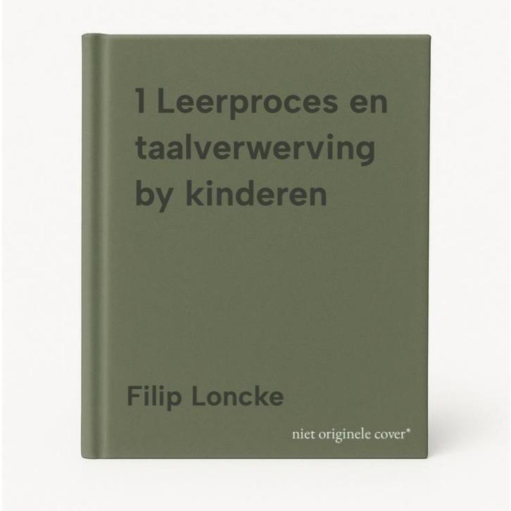 1 Leerproces en taalverwerving by kinderen 9789033406669, Boeken, Overige Boeken, Gelezen, Verzenden