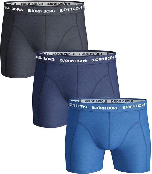 Bjorn Borg Boxers 3Pack Uni Blauw maat XL Heren, Kleding | Heren, Ondergoed, Blauw, Boxer, Verzenden