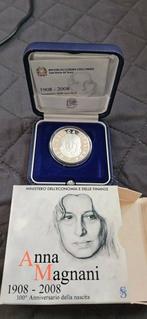 Italië. 5 Euro 2008 Anna Magnani Proof  (Zonder, Postzegels en Munten, Munten | Europa | Euromunten