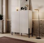 Meubella Dressoir Jordy beige 114 cm, Huis en Inrichting, Kasten | Dressoirs, Verzenden, Nieuw, 25 tot 50 cm, 100 tot 150 cm