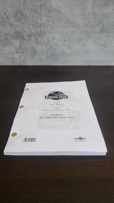 Jurassic Park - Storyboard - Main Road T-Rex Attack Scene -, Verzamelen, Film en Tv
