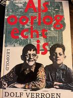 Als oorlog echt is 9789025847524 Verroen, Boeken, Kinderboeken | Jeugd | 13 jaar en ouder, Verzenden, Gelezen, Verroen