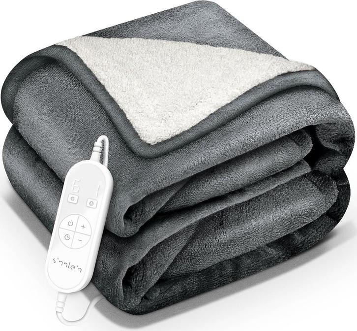 Elektrische deken - Warmtedeken - 2 persoons - 180x200 cm -, Maison & Meubles, Accessoires pour la Maison | Plaids & Couvertures
